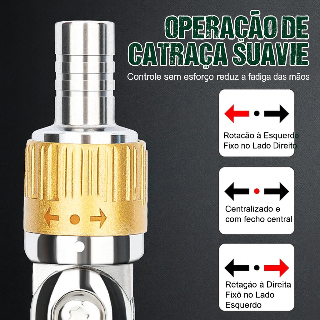 Chevix® - Chave de fendas ajustável com catraca 14 em 1