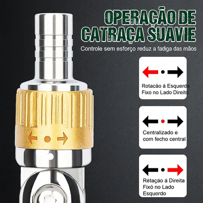 Chevix® - Chave de fendas ajustável com catraca 14 em 1