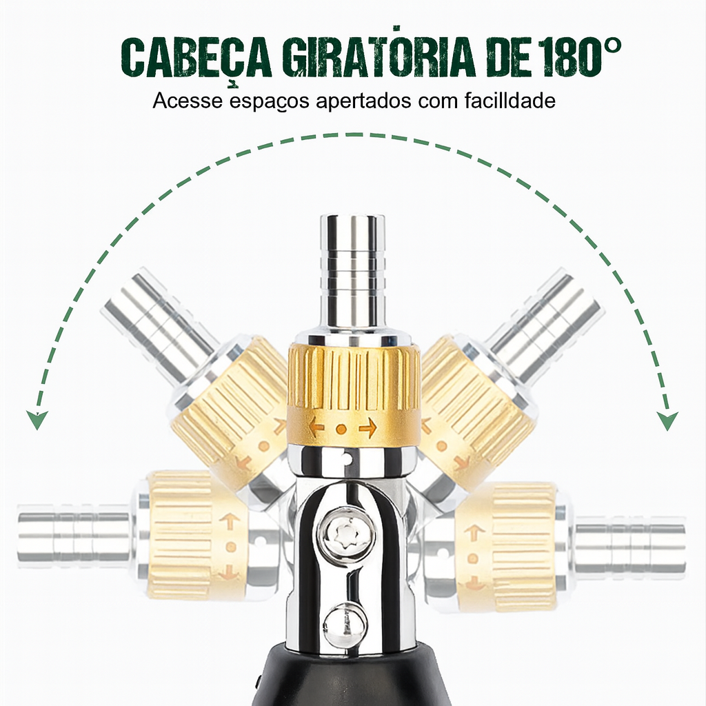 Chevix® - Chave de fendas ajustável com catraca 14 em 1